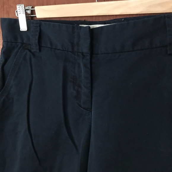 J crew cotton navy capris - Picture 3 of 7